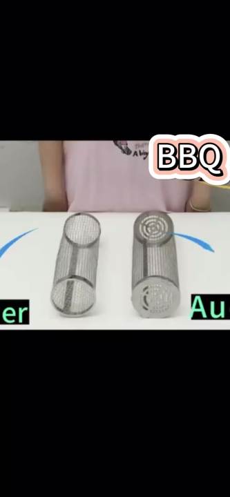 BBQ Basket Stainless Steel Rolling Grilling Basket Wire Mesh Cylinder Grill Basket Portable Round Outdoor Camping Barbecue Rack