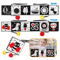 Soft Baby Books - High Contrast Black & White Touch & Feel Crinkle Cloth Books for Infants & Toddlers, Baby Girl & Boy . 