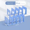 2 Pieces of Bookend Desktop Book Support Bookshelf Classification Storage Book Holding and Fixing Books. 