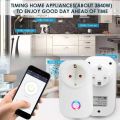 Tuya Wifi Smart Plug 16A EU Brazil Socket With Timer Power Energy Monitor SmartLife APP Voice Control Work For Google Home Alexa. 