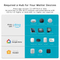 Meross Matter Smart Switch 16A, WiFi Mini DIY Relay Module,  HomeKit  Home Alexa SmartThings, Timer Remote Breaker. 