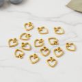 Heart Shape Charms 30pcs — Perfect for Jewelry Making, Bracelets, Earrings & Craft Projects. 