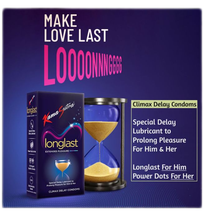 Long Last Climax Delay Condom 10 Pcs | Daraz.com.np