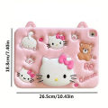 Sanrio Hello Kitty Silicone Tablet Case - Soft, Cute, and Durable Protective Cover iPad 10.2 Inch 7/8/9th Generation - Cartoon. 