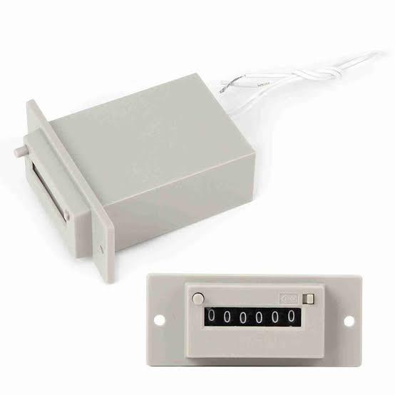 Counter Meter Mechanical Electromagnetic Length 220v