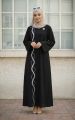 Embroidery Rope Borkha For Women - Original Dubai Cherry Fabric Borkha. 