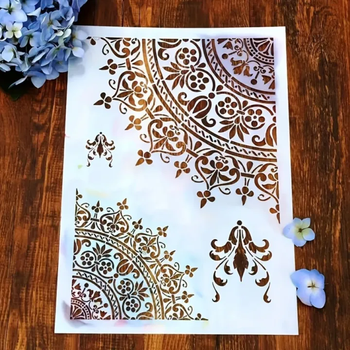 Mandala%20PET%20Stencil%20%E2%80%93%20Reusable%20Geometric%20Art%20Template%20for%20Wall%20Painting%20&%20DIY%20Crafts%20-%20Image%204