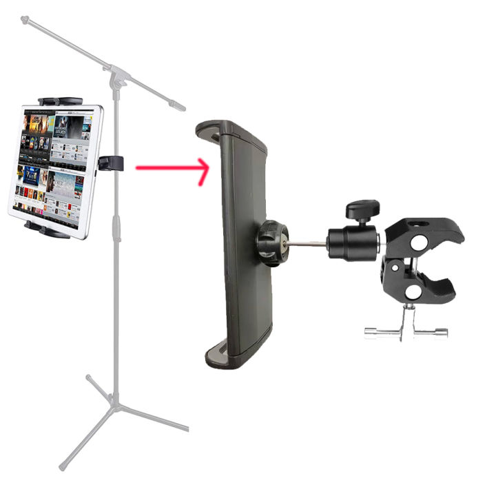 Tablet Stand For Microphone Holder Desktop Mobile Phone Mount For Ipad For Iphone 4.5 to 12.9 inch