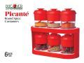 Discover PICAŃTE 2 tier condiment and spice rack with 6pcs double colour round jars n spoon 450ml.. 