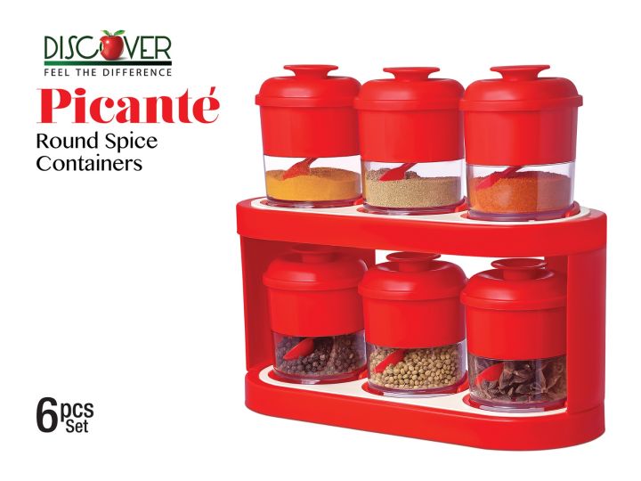 Spice Box Spice Rack Red Buy Ritu 9-Jar Red Revolving Spice Rack