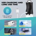 Oral Irrigator Portable USB Rechargeable Dental Water Flosser Water Jet Floss Tooth Pick 4 Jet Tip 220ml 3 Modes IPX7 Waterproof. 