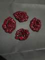 Embroidered flowers for dresses diy dress designing. 