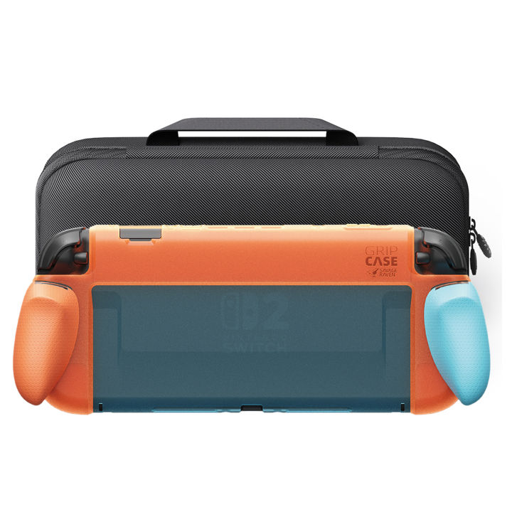 Savage Raven by Skull & Co. Grip Case With Replaceable Ergonomic Grip Protective Case for  Switch 2 NS2 Game Console