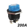 Car Battery Race Rally Switch 50 100 200 300A blue Battery Disconnector Isolator Cut Off Switch Kit For RV Motorcycle Truck Boat.