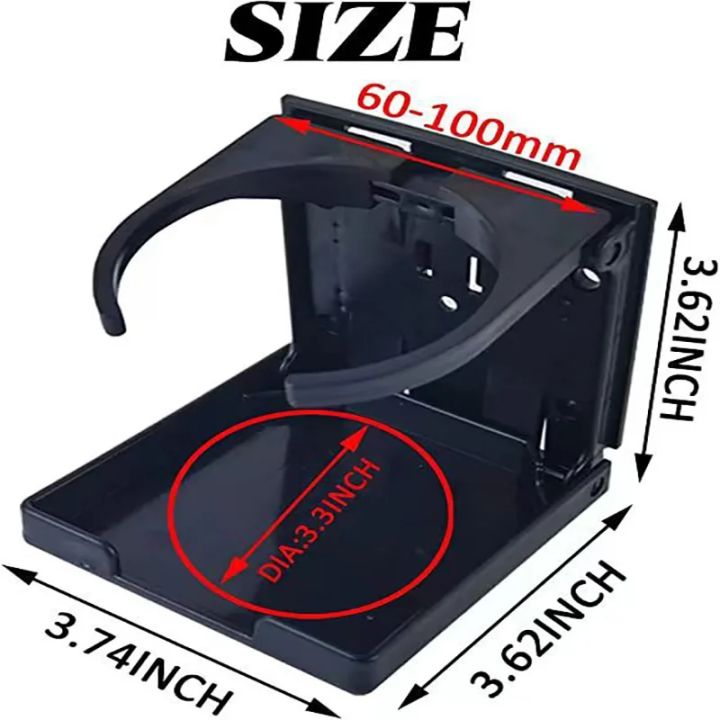 VIKEFON%20Car%20Beverage%20Holder%20Car%20Multi-Function%20Storage%20Rack%20Cola%20Cup%20Holder%20Beverage%20Holder%20Folding%20Cup%20Holder%20With%20Screws%20-%20Image%204
