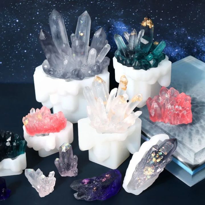 DIY%20Crystal%20Epoxy%20Resin%20Mold%20Crystal%20Cluster%20Stone%20Silicone%20Mold%20-%20Image%202