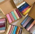 Hijabs in different colors, easy to wear, soft stuff. 