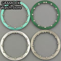 GRAMOCK 29mm*24.5mm Hollow Dial RIng Green Luminous Watch Dial Circle Plate Fit NH70 NH72 Skeleton Movement Watch Accessories. 