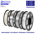 Transparent 3D Filament Series, 1.75mm, High-Speed Printing, Tough and Durable, Suitable for DIY, Creative Projects and Home Déc.