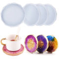 Irregular Coaster Silicone Resin Molds Coaster Epoxy Resin Casting Molds for DIY Making Wine Glass Coaster Tray Home Decor Tools.