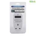 Timer Socket 24 Hour and 1 week Electrical Multi Digital Time Wall Outlet Switch Digital Countdown 3000W. 