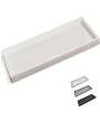 1 Pack Bathroom Tray Soft Silicone Jewelry Tray Dressing Table Decorative Bathroom Tray Organizer Suitable for Dressing Tables.