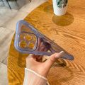 Luxury Shockproof Silicone Bumper Clear Phone Case For iPhone 15 14 Plus 13 12 11 15 Pro Max Camera Protection Transparent Cover. 