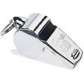High quality metal whistle with white Dori cord. 
