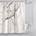 Grey Gold Marble Abstract Modern Bathroom Decoration Waterproof Washable Fabric Bathtub Deluxe Standard Shower Curtain 180 * 180. 