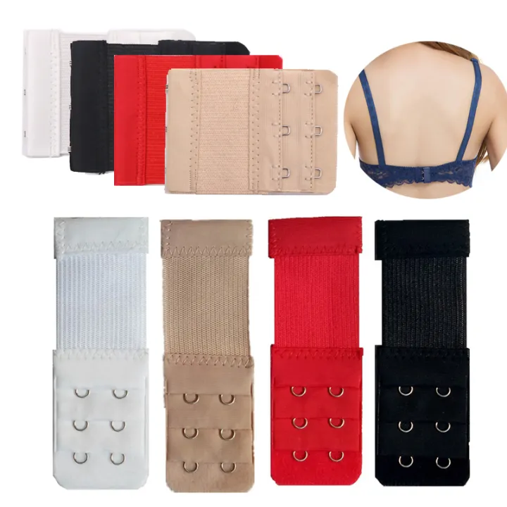 3/4/6/8pcs%20Bra%20Extender%20for%20Women's%20Elastic%20Bra%20Extension%20Strap%20Hook%20Clip%20Expander%20Adjustable%20Belt%20Buckle%20Intimates%20Accessories%20-%20Image%202