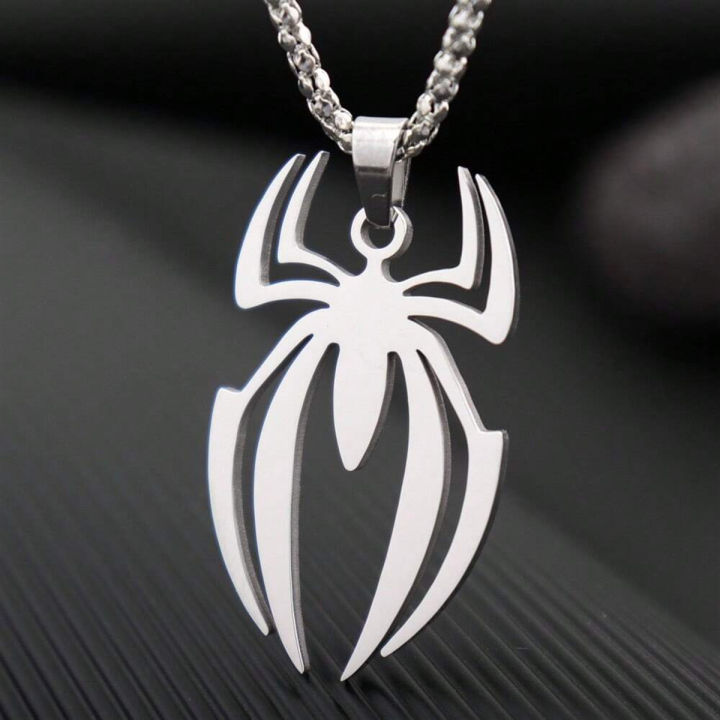 Spider%20Shape%20Cosplay%20Necklace%20Men%20Stainless%20Steel%20Pendant%20Chain%20Choker%20Jewelry%20Accessories%20Props%20%20-%20Image%207