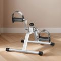 Mini Foldable Foot Pedal Exerciser with Adjustable Resistance Under Desk Bike Stationary Exercise Bike for Home Exercise.