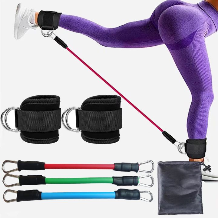 【Seasonal Sale】 TPE Resistance Bands Ankle Straps Fitness Booty Band Squat Glute Workout Yoga Gym Guard Leg Strength Safety Extensions