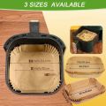 23cm Baking Paper Hot Air Fryer Liners Disposable Non-stick Oil-proof Baking Paper Liner for Oven Microwave Roasting Accessor. 