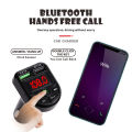 Car 5.3 FM Transmitter Bluetooth Player MP3 Fast Charging Dual USB Interface for Vehicle Portable Handsfree Call Easy to Use.