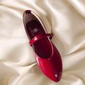 Women's Flat Close Shoes Close Toe Casual Slip-On Loafers Soft Leather Comfortable Walking Footwear. 