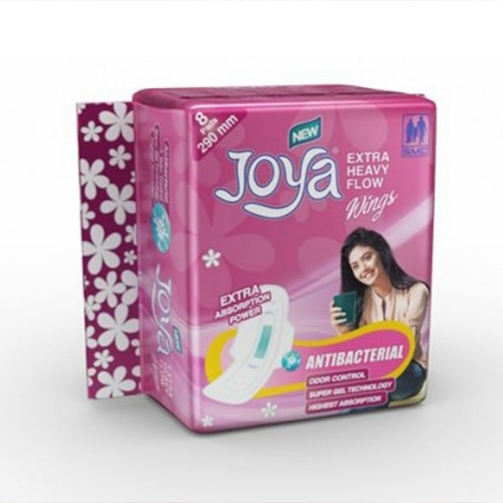 Joya%20Sanitary%20Napkin%20-%20Extra%20Heavy%20Flow%20-%208%20Pads%20Pack%20-%20Panty/Wings%20System%20-%20Image%202
