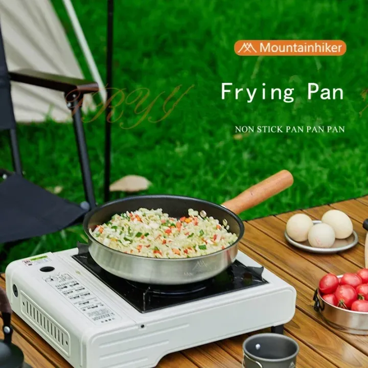 MOUNTAINHIKER%20Outdoor%20Camping%20Fry%20Pan%20Non-stick%20Frying%20Pan%20Breakfast%20Pancake%20Pot%20%20Stainless%20Steel%20Cooking%20Food%20Induction%20Cooker%20-%20Image%203