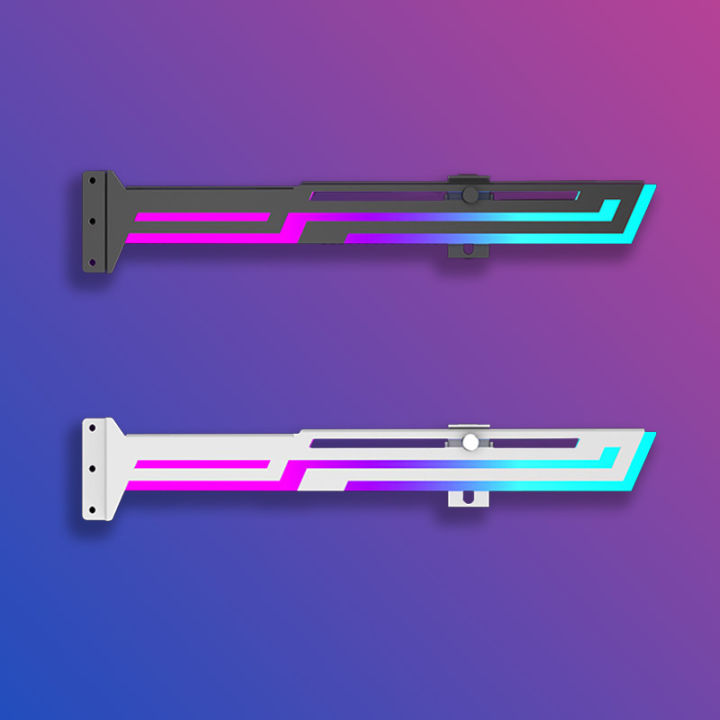 3PIN Graphics Card GPU Bracket with Built-in 5V ARGB Strip, Length and ...