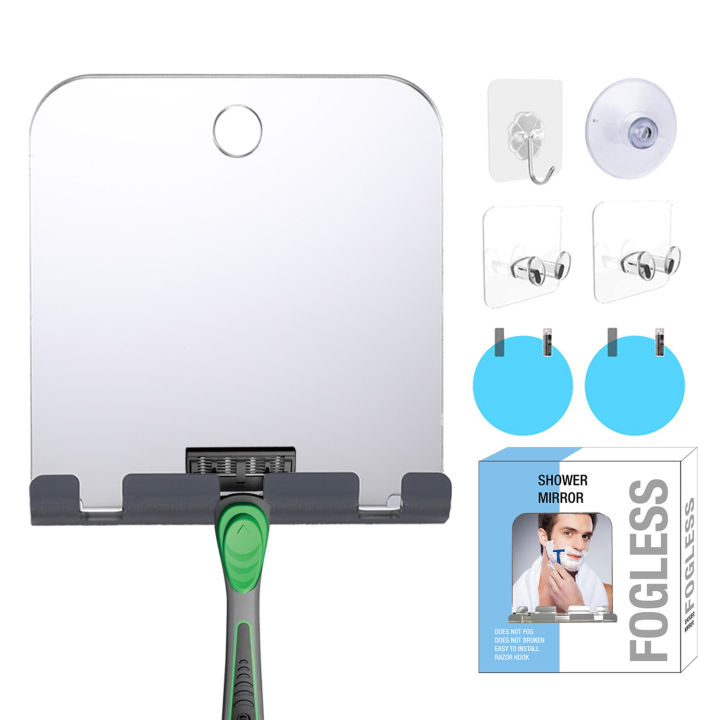 Acrylic%20Anti%20Fog%20Makeup%20Mirror,%20Bathroom%20Tools,%20Shower%20Shaving,%20Fogless%20Mirror,%20Washroom,%20Travel%20with%20Wall%20Suction%20Set%20-%20Image%204