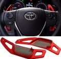 Steering Wheel Paddle Shifter Extension Cover Trims for Toyota Corolla Ativ X 1.8 CVTI. 