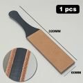 NEWGenuine Leather Straight Razor Folding Knife Sharpening Shave Sharpener Sharpening Belt polishing Leather and polishing paste. 