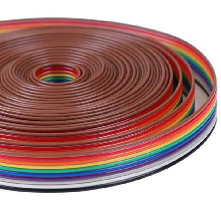 NEW%205%20meters/lot%20Ribbon%20Cable%2010%20WAY%20Flat%20Cable%20Color%20Rainbow%20Ribbon%20Cable%20Wire%20-%20Image%207