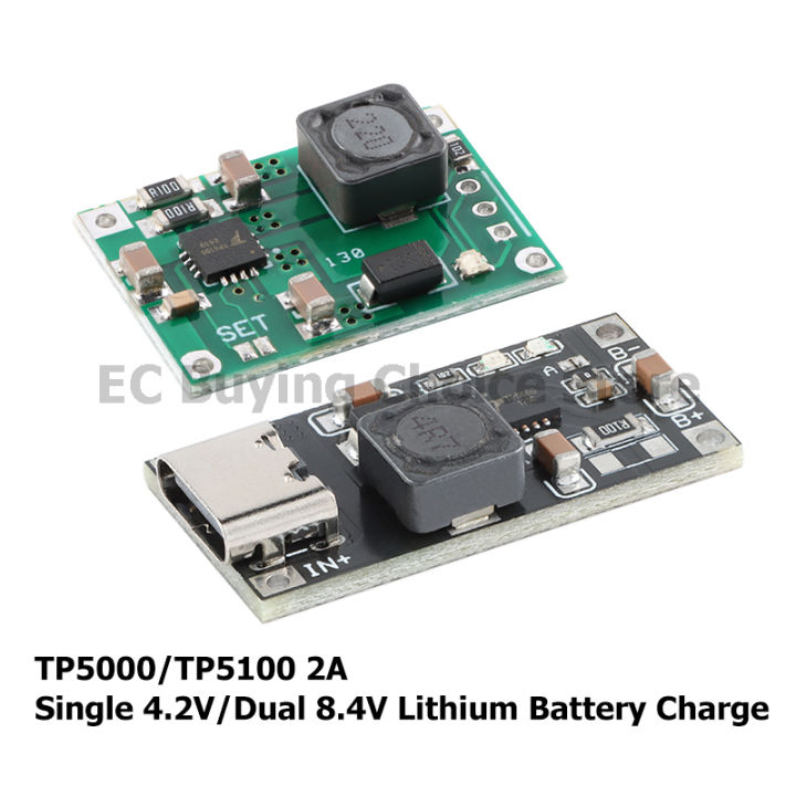 5pcs/1pc TP5100 TP5000 Charge Management Power Supply Module Board 2A ...