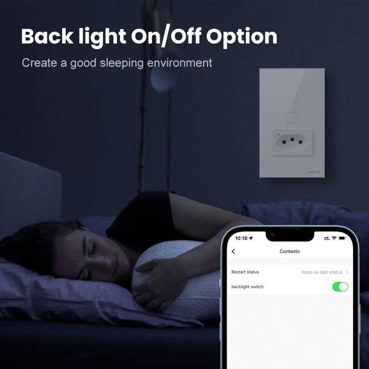 AVATTO%20Tuya%20WiFi/Zigbee%20Smart%20Light%20Switch%20with%20Socket,Brazil%20Stand%2016A%20Touch%20Button%20Wall%20Switch,Work%20for%20Alexa%20%20Home%20lightify%20-%20Image%207