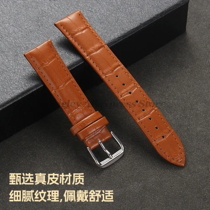Genuine%20Calfskin%20Leather%20Watch%20Strap%20Slub%20Pattern%20Bracelet%2012/13/14/15/16/17/18/19/20/21/22/24mm%20Universal%20Watchband%20Accessories%20-%20Image%202