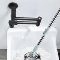 Solid Brass Wall Mounted Pot Filler Sink Single Cold Water  Faucet Tap Folding Swivel Tap. 
