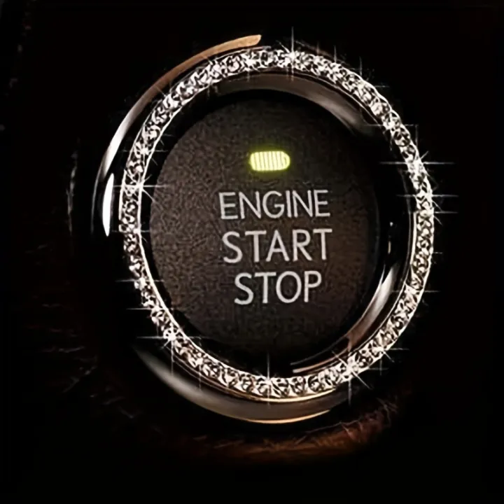 Car%20Engine%20Start%20Stop%20Decoration%20Ring,%20Bling%20Car%20Interior%20Accessories%20for%20Women,%20Push%20to%20Start%20Button%20Cover/Sticker,%20Key%20Ignitio%20-%20Image%203