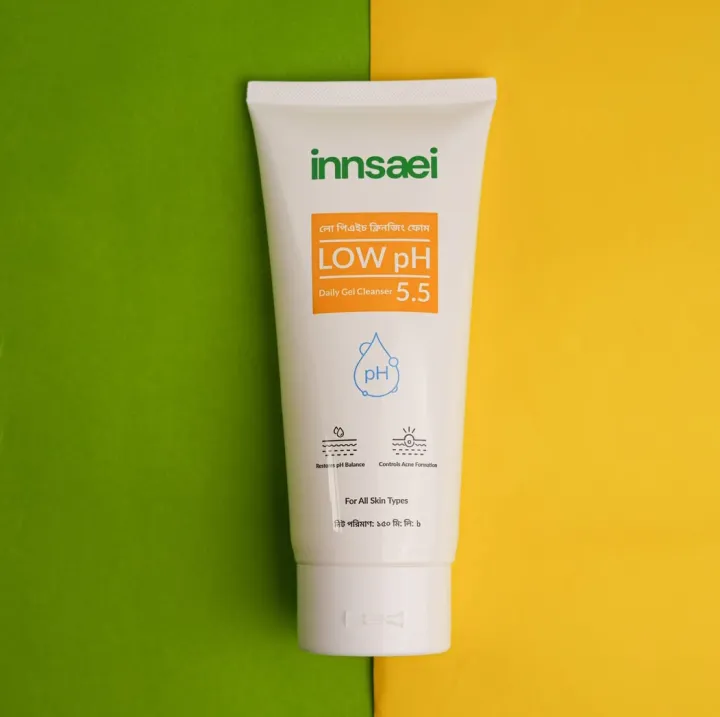 Innsaei%20Low%20pH%20Daily%20Gel%20Cleanser%205.5%20Weight%20150ml%20-%20Image%202