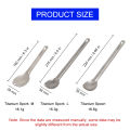 Widesea Camping Titanium Spork  Spoon Outdoor Lightweight Fork Tableware Portable Picnic Hiking Travelling Ultralight Dinnerware. 
